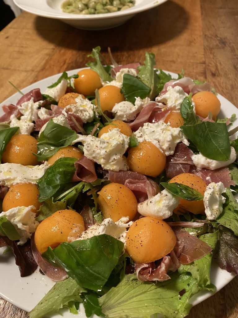 Lees meer over het artikel Salade met parmaham en meloen