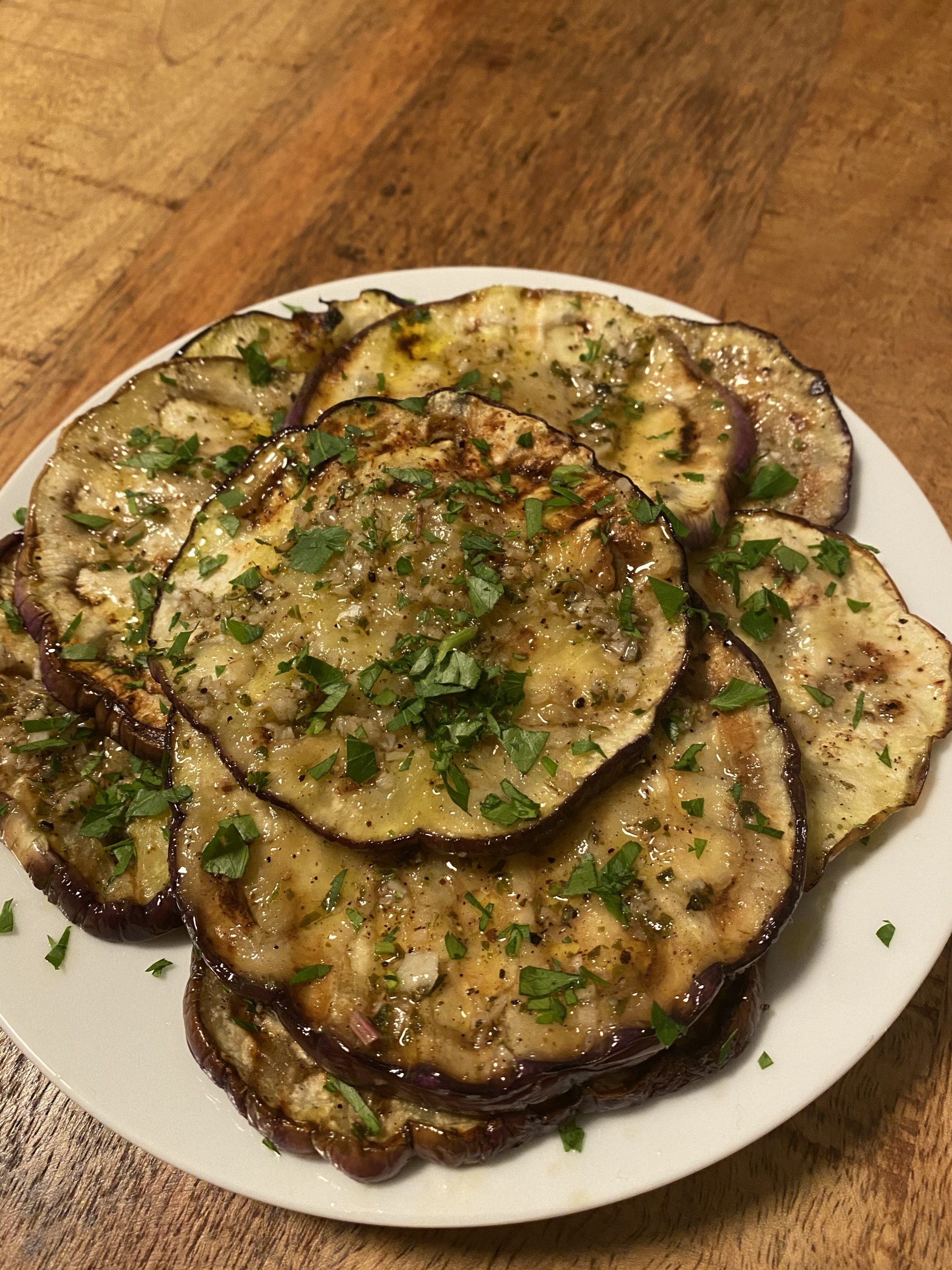 Je bekijkt nu Gemarineerde aubergines