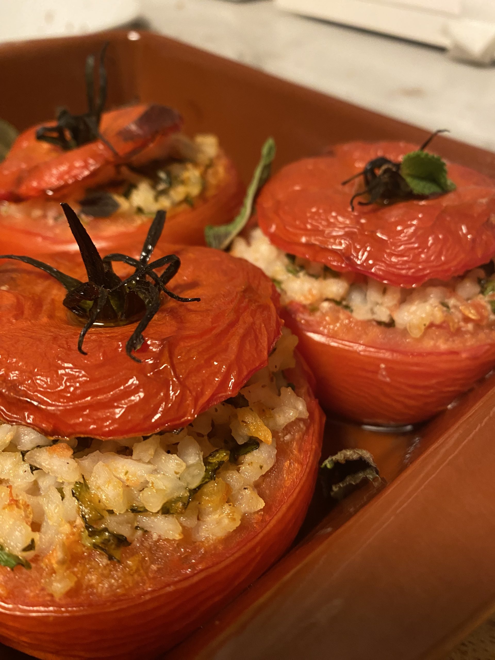 Je bekijkt nu Gevulde tomaten met rijst