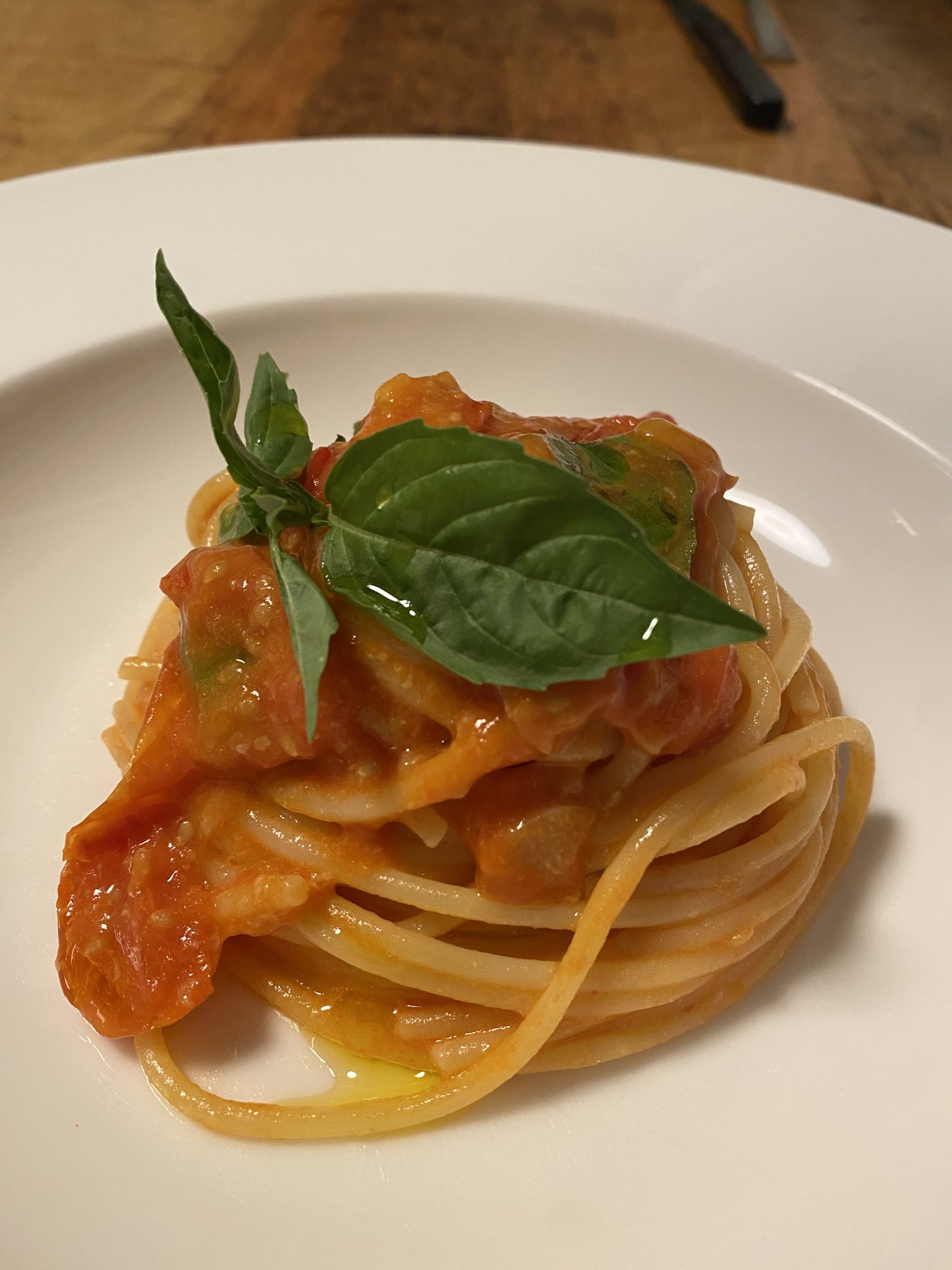 Je bekijkt nu Spaghetti met tomatensaus